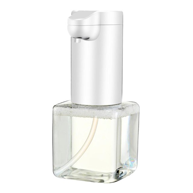 de jabón de plástico de desinfectante de manos de espuma automático sin 250ml Contenedor de loción de de movimiento Blanco Gloria dispensador de espuma de jabón