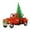Style B, variant on Rushawy Christmas Truck Decor and Xmas Tree Holidays Red Car Decoration Metal Trucks Car B