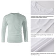 thumbnail image 6 of ZBORIBER Men's Quick Dry UPF 50+ UV Sun Protection Moisture Wicking Long Sleeve T-Shirt for Casual Workout,Sizes S-3XL,Silver, 6 of 10