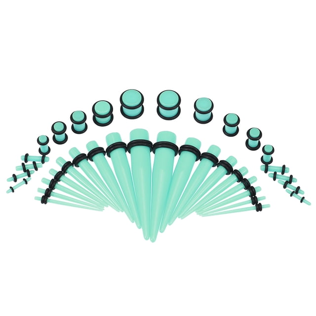 Oubit Ear Taper Set,36pcs Fashionable Acrylic Ear Ear Stretching Set Ear Stretching Kit Unparalleled Experience
