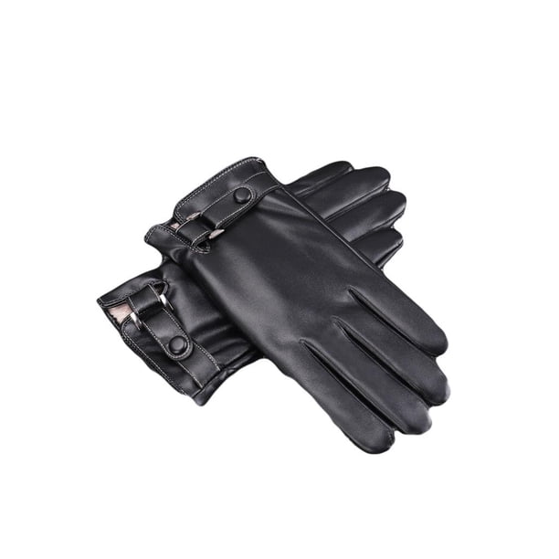 Guardurnaity 1 par de guantes de ciclismo para hombre, pantalla táctil térmica de invierno, deportes al aire libre, ciclismo, senderismo, patinaje, guantes y mitones Blanco negro Guardurnaity AP013646-01