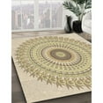 thumbnail image 2 of Ahgly Company Indoor Square Patterned Khaki Gold Area Rugs, 3' Square, 2 of 6
