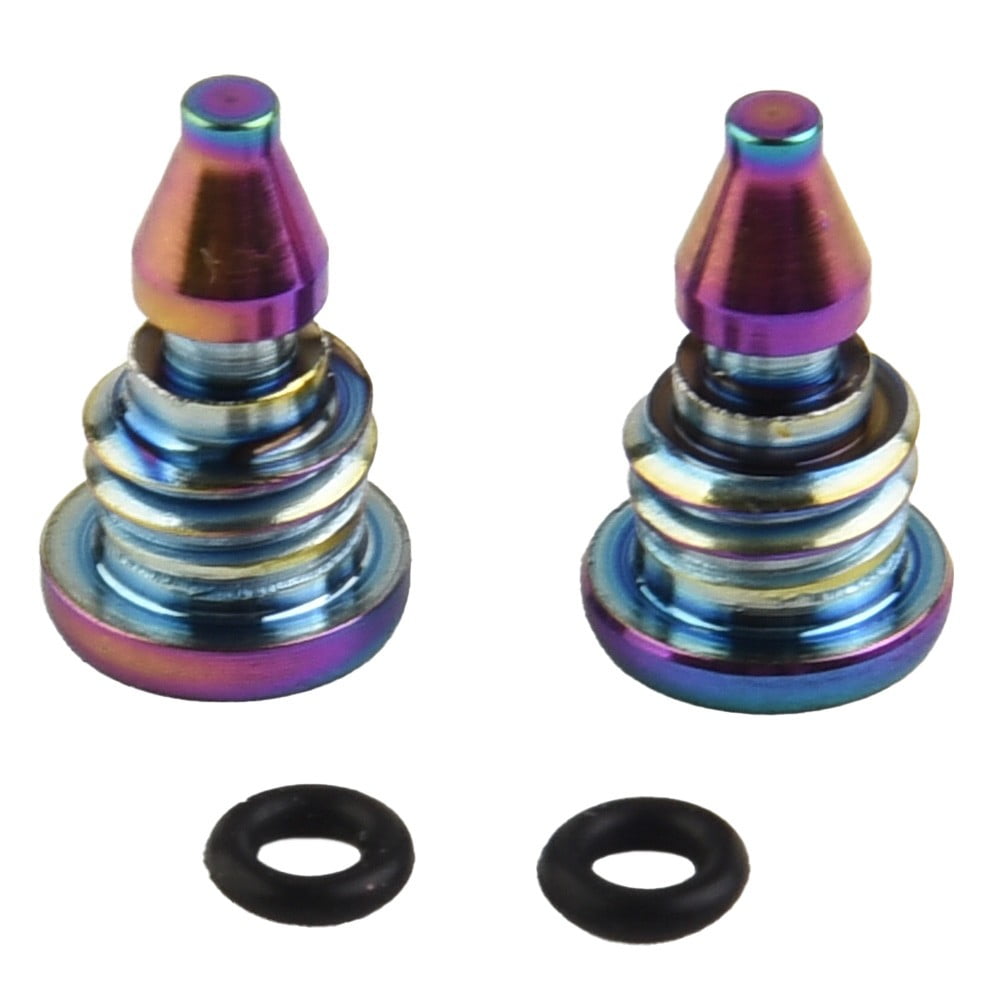 2pcs Bicycle Bleed Screws with Oring for Magura EBT Bike Titanium