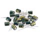 thumbnail image 1 of Capacitor electrolítico radial de aluminio Unique Bargains bajo ESR 100uF 35V 6.3x7mm 20pc verde, 1 of 3