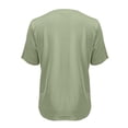 thumbnail image 6 of Comdrip Women's Oversized T Shirts, Women's Summer V Neck Loose Short Sleeved Shirt with Slit Tees for Women Green M, 6 of 6