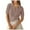 Khaki, variant on TTUHYWXI Women Short Sleeve Sweater Tops Summer V Neck Cable Knit Pullover Casual Lapel Shirts (Hot Pink, S)