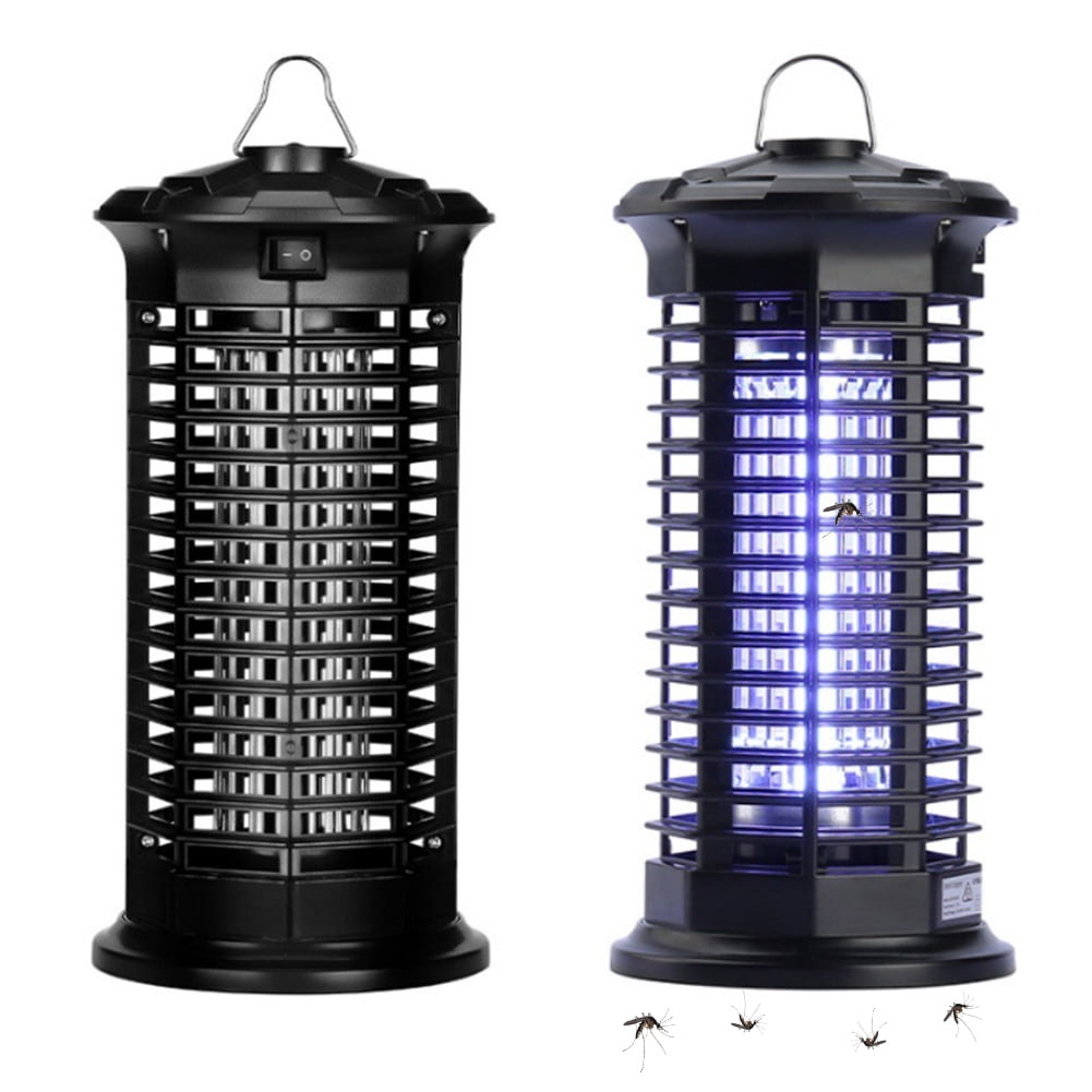 HUISZJ 2-In-1 Mosquito Killing Lamp, Microwave Electric Mosquito Killing Lamp, Waterproof Insect Racket Electric Mosquito Trap for Home Bedroom Living Room