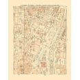 thumbnail image 4 of Baedeker 15x18 Black Modern Wood Framed Wall Art Titled - Champs Elysees Louvre Paris France - Baedeker 1911, 4 of 6