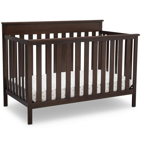 Delta Children Kingswood 4-in-1 Convertible Baby Crib, Walnut Espresso