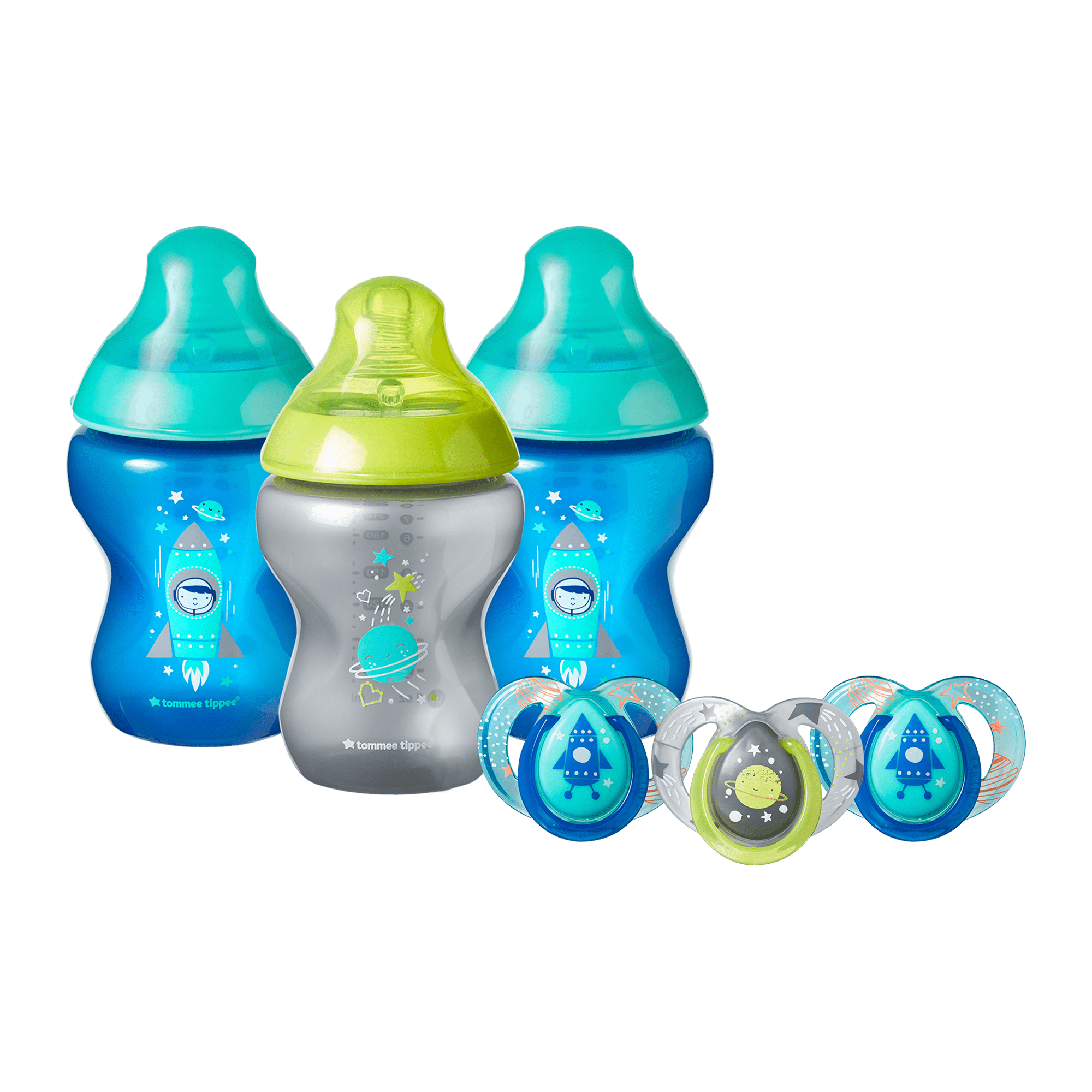 Podee Hands Free Baby Bottle System 9oz Bottles Baby took Immediately made USA 