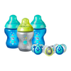 Tommee Tippee Closer to Nature Gift Set, Boldly Go | 3x 9oz Baby Bottles, 3x 6-18mo Pacifiers