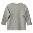 thumbnail image 4 of MKOSPLRT Girls Button up Henley Shirts Long Sleeve Casual Tunic Tops Solid Color Dressy T Shirts Comzy Going Out Tees Children's Shirts, 4 of 6