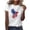 Multicolor(Style 53), variant on Independence Day Short Sleeve Womens Tops Summer Trendy Round-Neck Blouses Casual Polyester T-Shirt