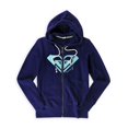 thumbnail image 1 of Roxy Bliss Heart Sudadera con Capucha para Mujer, Púrpura, Small Roxy Sudadera, 1 of 2
