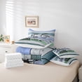 thumbnail image 5 of YST Retro Outdoor Lake Life Comforter Set, 7-Piece, Fishing Theme, Full Size, 5 of 5