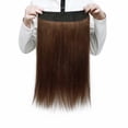 thumbnail image 5 of MY-LADY Thick Double Wire in Human Hair Extensions Invisible Headband Secret Fish Line No Clips/Tape Hairpiece Straight 16"/18"/20"/22" for Women, 5 of 10