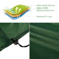 Miuline Sandbox Cover With Drawstring, Square Dustproof Protection Beach Sandbox Canopy