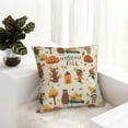 thumbnail image 5 of Wukai Autumn In The Forest Premium Polyester Fleece Pillow Covers with Hidden Zipper Closure,Luxuriously Soft and Durable-18"x18", 5 of 7