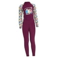 thumbnail image 4 of Trajes de neopreno para niños, mono con cremallera, traje de buceo de secado rápido para deportes acuáticos. Púrpura XL, 4 of 8