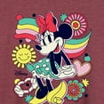thumbnail image 3 of Disney - Mickey & Friends - Minnie Mouse - Happiness - Women's Lightweight French Terry Long Sleeve Shirt, 3 of 5