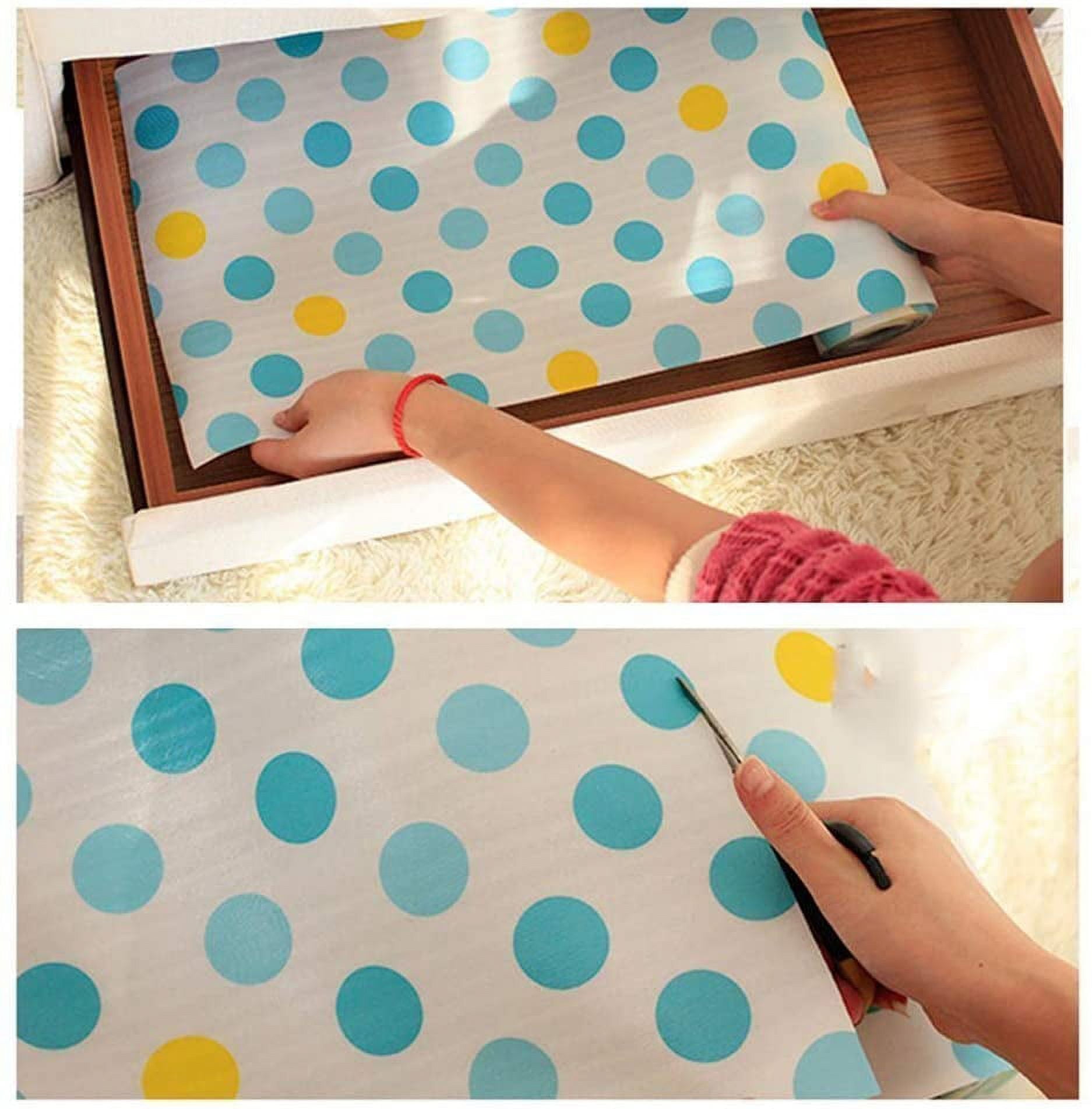 Kitchen Drawer Liners No Adhesive Mat Lovely Dots Pattern Non Adhesive  Shelf Paper Drawer Liner Anti Slip Mat Non Slip Bath Mat For Table Cloth  30x300cm From Ok767, $1.9