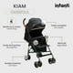 thumbnail image 5 of Carriola Infanti Kiam ligera negro con beige, 5 of 6
