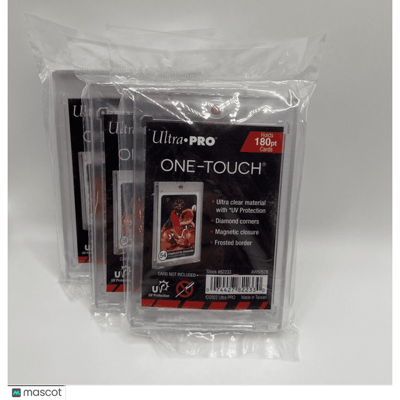 Ultra Pro One-Touch Thick Card 130pt Point Magnetic Card Holder - LOT of 3