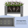 thumbnail image 3 of KETOYARK Elevated Garden Planter Boxes Outdoor,Hdpe Rectangle Planter Boxes Outdoor,Waterproof,Rot Resistant,For Vegetables Flower Tomato Patio Backyard Gray, 3 of 7