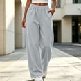 thumbnail image 3 of Diufon Wide Leg Sweatpants Women High Waisted Pull On Jogger Pants Fleece Lined Lounge Pants with Pockets, 3 of 10