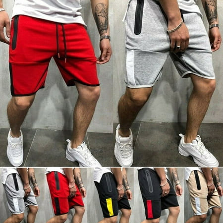 2019 mens casual fashion shorts gym fitness running five points