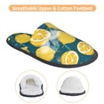 thumbnail image 3 of Fotbe Lemon Pantuflas Peludas para Mujer con Estampado, Zapatillas de Peluche, Zapatos de Invierno para Casa, Uso Interior y Exterior-Large, 3 of 8