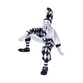 thumbnail image 3 of Figura de muñeco de de , cara pintada, figura divertida, adorno de muñeca, modelo de , muñeco de Arlequín para regalo, recuerdo, 3 of 8