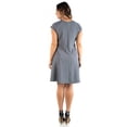 thumbnail image 6 of Plus Size Keyhole Neck Knee Length Dress, 6 of 6