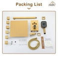 thumbnail image 6 of CASAINC 6-Spray Thermostatic Dual Shower Heads 12 in. Wall Mount Fixed and Handheld Shower Head 6-Jets, 2.5 in Brushed Gold, 6 of 9