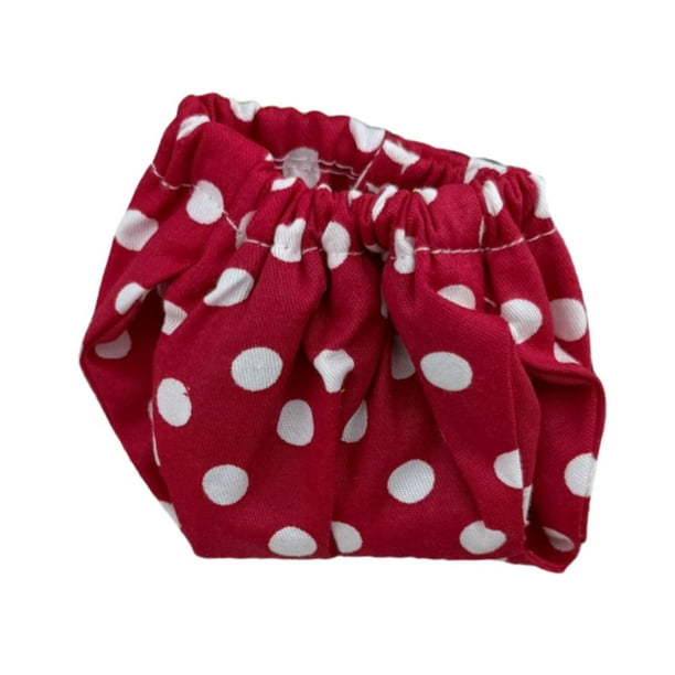 Pañal para ardilla, para conejillos de indias, lavable, compacto, portátil, reutilizable, para mascotas rojo
