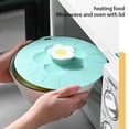 thumbnail image 1 of Pot Lid Cooking Baking Temperature Resistant Refrigerator Bowl Pan Cover Kitchen Dust-proof Dish Food Preservation Cookware Yellow, 1 of 9