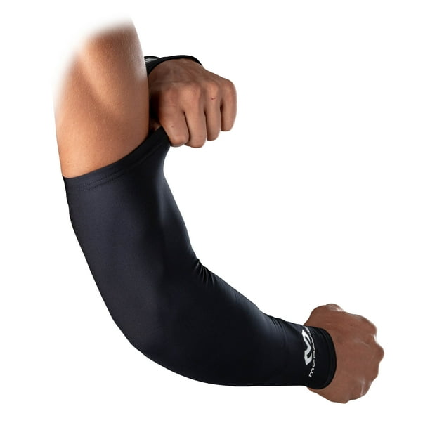 McDavid Sport Compression Arm Sleeves Pair, Black, Unisex, Adult