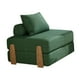 thumbnail image 5 of Sillón cama plegable, sofá cama con almohada, sofá de piso moderno multifuncional, sofá cama para invitados con almohada verde oscuro m, 5 of 9