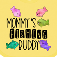 thumbnail image 4 of Inktastic Mommy's Fishing Buddy with Colorful Fish Boys or Girls Baby Bib, 4 of 4