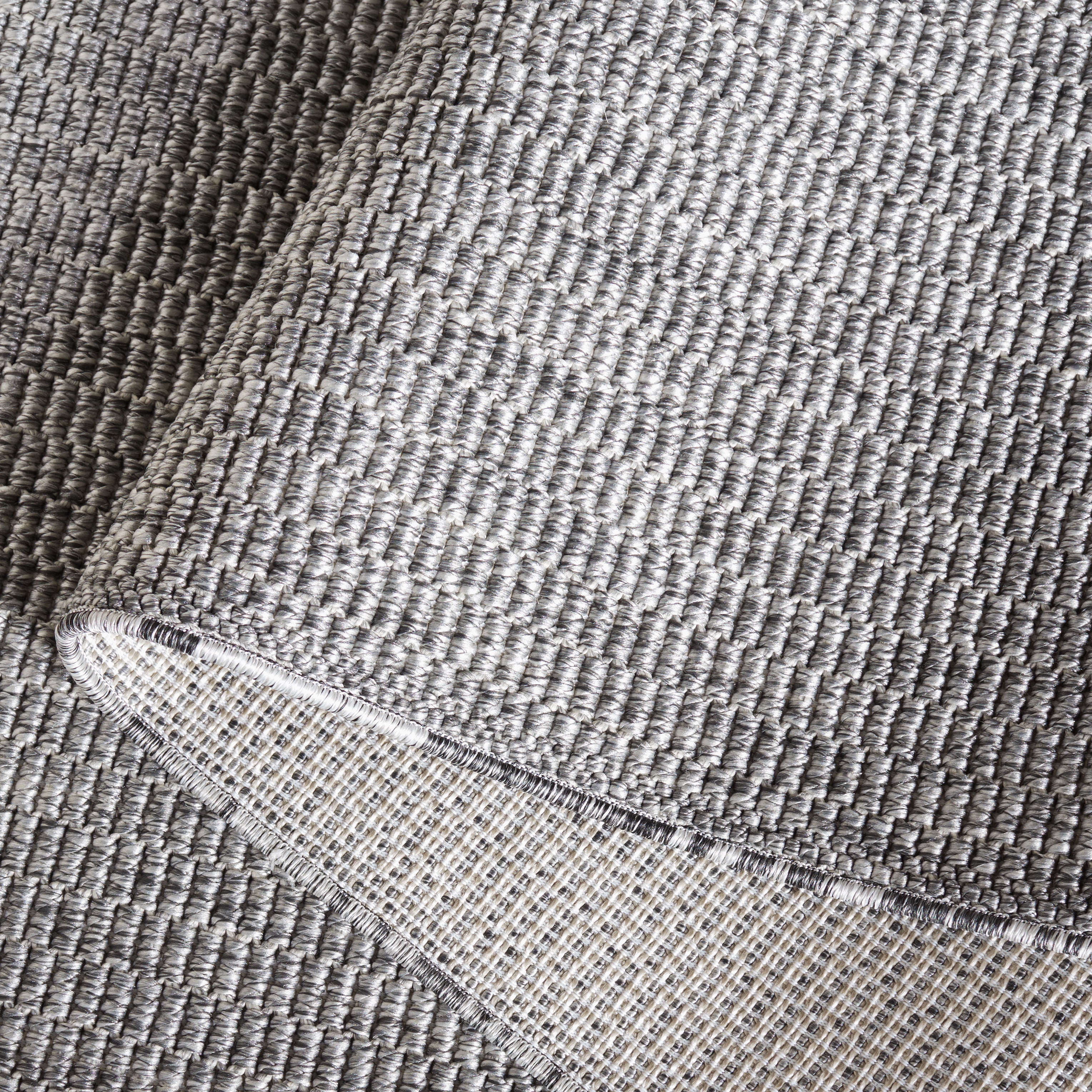 Safavieh Sisal All-Weather Dania Solid Indoor/Outdoor Area Rug, Dark Gray, 3' x 5'