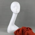 thumbnail image 3 of TISHITA Women Manikin Head Models Irregular Mannequin Head Hat Scarf Jewelry Stand Rack A, 3 of 8