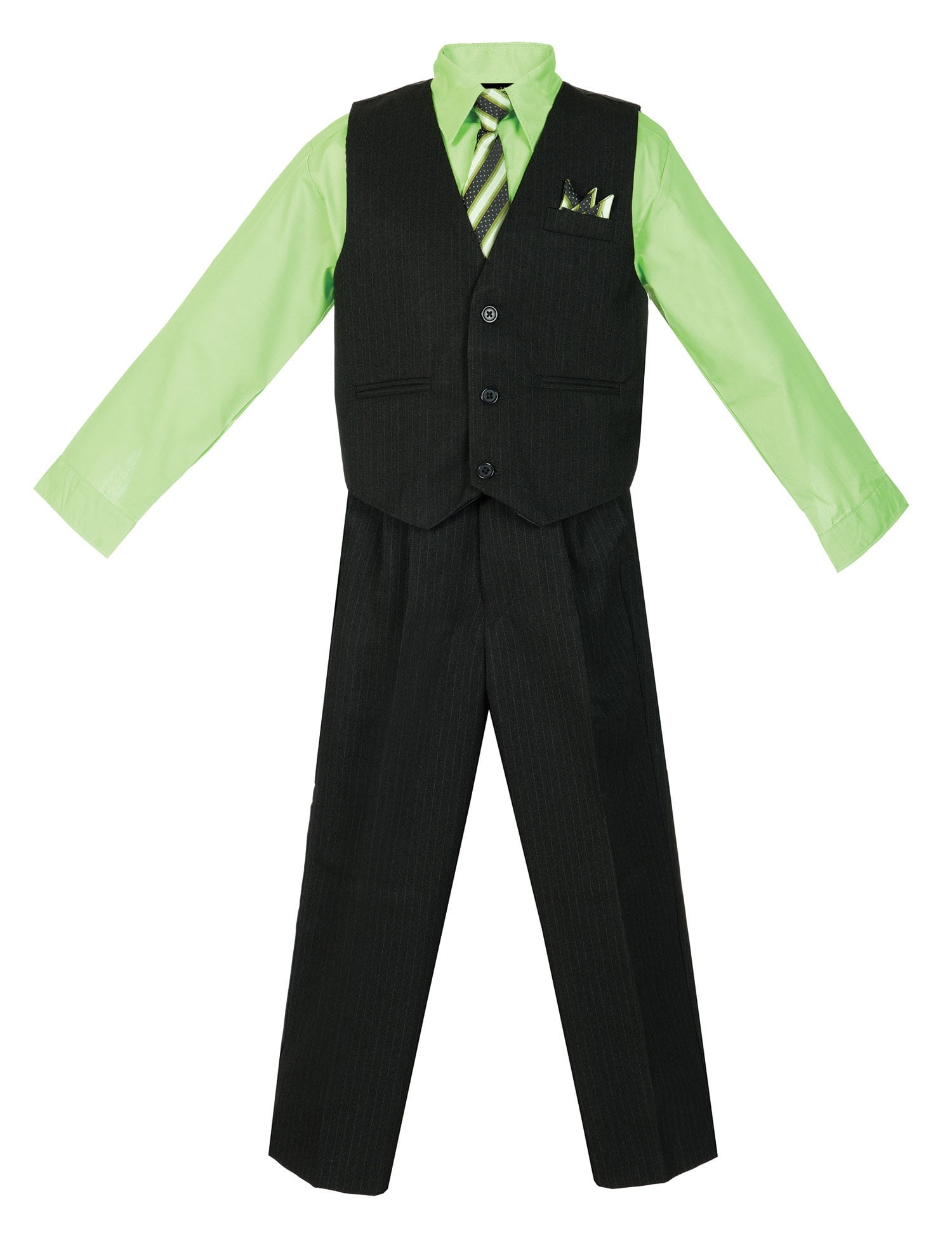 Avery Hill Boys' 4 Piece Pinstripe Vest 