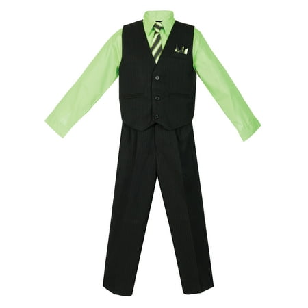

Avery Hill Boys 4 Piece Pinstripe Vest Set (Toddler Little Boys Big Boys)
