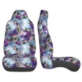 thumbnail image 5 of Haiem Purple Marble Texture Printed Car Seat Covers Set of 2, Universal Fit Car Seat Covers,Protective Seat Covers,Comfortable Car Seat Covers, Easy Installation Seat Covers, 5 of 9