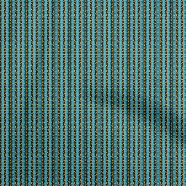 oneOone Rayon Turquoise Green Fabric Nautical Craft Projects Decor Fabric Printed By The Yard 56 Inch Wide