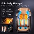 thumbnail image 6 of MassaMAX MD328 Massage Chair, 22 Auto Programs, with OTA Updates,Heat & Foot rollers Massage,APP Control - Brown, 6 of 9