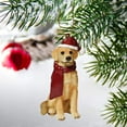 thumbnail image 6 of Golden Retriever Holiday Dog Ornament Sculpture, 6 of 8