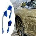 thumbnail image 7 of Car Wash Brush Exterior Rim Claen Kit Durable Auto Cleaning Tool Blue Short Handle Beauty Long Handle for Wheel Hub Tire, 7 of 7