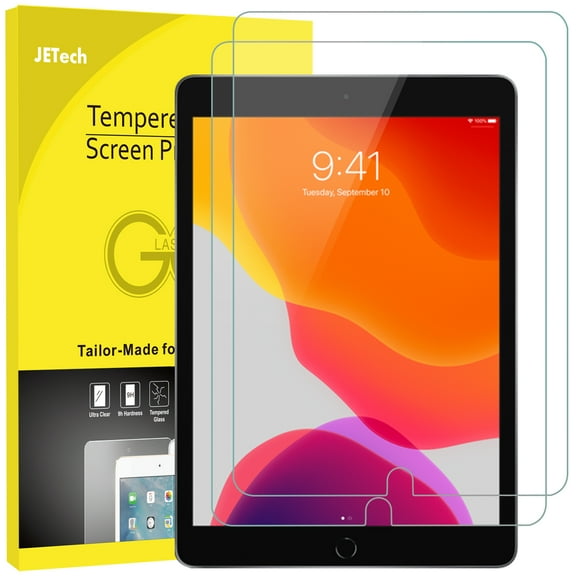 Screen Protector for iPad 8/7 (10.2-Inch, 2020/2019 Model, 8th / 7th Generation), iPad Air 3 (10.5-Inch, 2019) and iPad Pro 10.5 (2017), Tempered Glass Film, 2-Pack