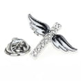 thumbnail image 2 of Juego de broches decorativos con forma de cruz y solapa en forma de cruz, 2 of 3